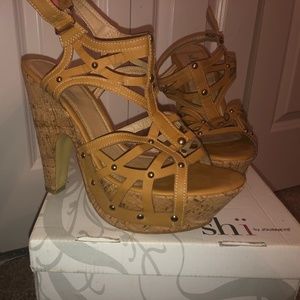 Tan Sandal Heels